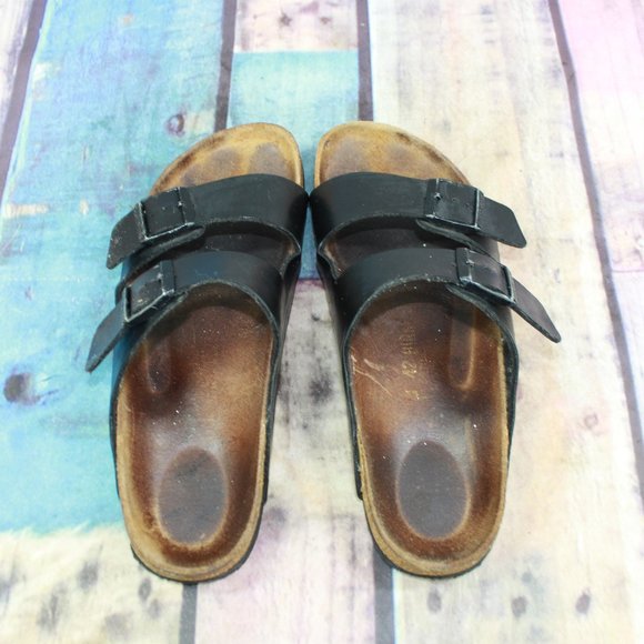 Birkenstock Betula Leather Strap Sandals M 9/L 11 - Picture 6 of 9